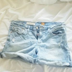 Anthropologie Light Jean Shorts
