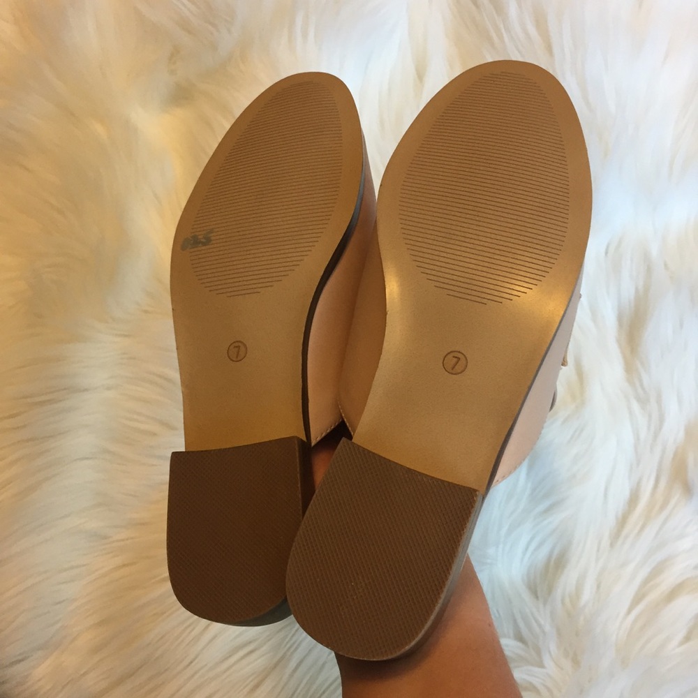 NEW Catherine Malandrino Pink Faux Pearl Mules - Picture 5 of 5