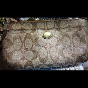 Large Coach Wristlet