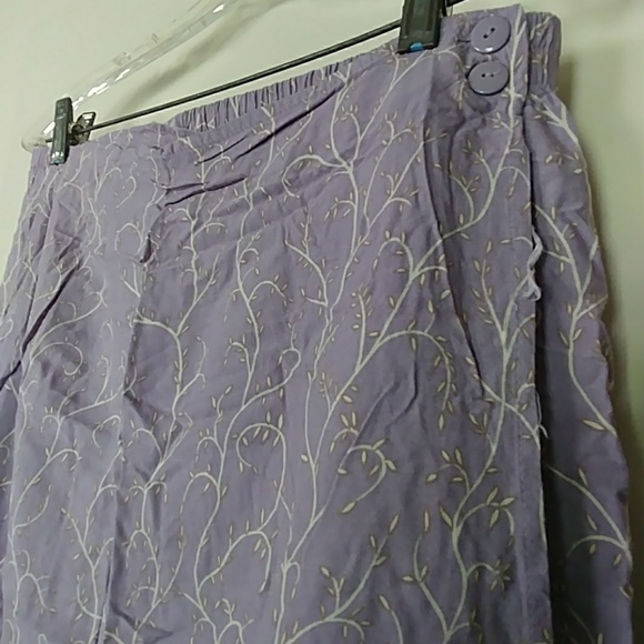 ๐๐๐SAG HARBOR PRINT WRAP SKIRT SIZE L - Picture 8 of 8