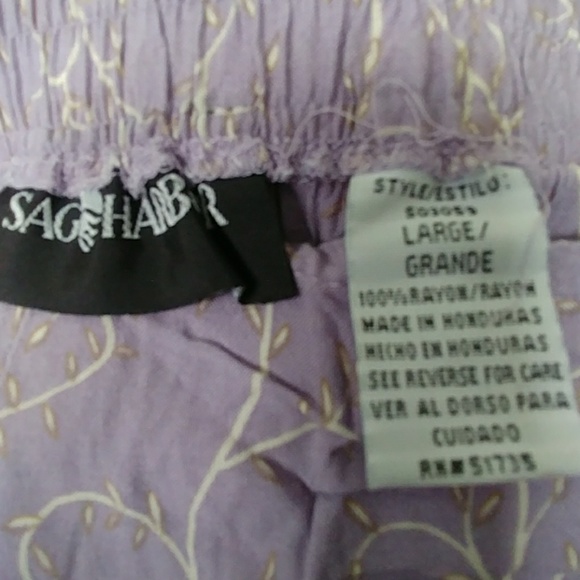 ๐๐๐SAG HARBOR PRINT WRAP SKIRT SIZE L - Picture 5 of 8