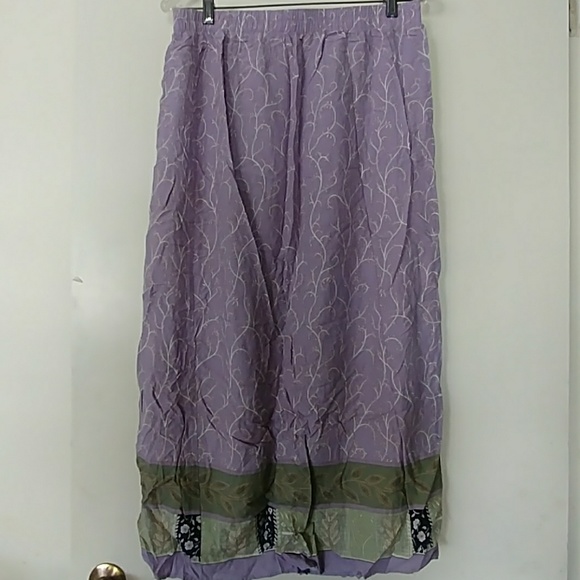 ๐๐๐SAG HARBOR PRINT WRAP SKIRT SIZE L - Picture 7 of 8