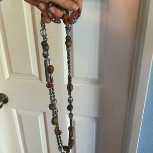 Bohemian necklace and bangle