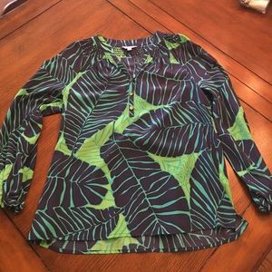 Lilly Pulitzer silk Elsa top - M