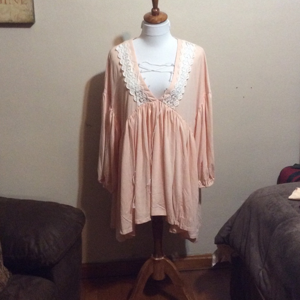 Peach tunic