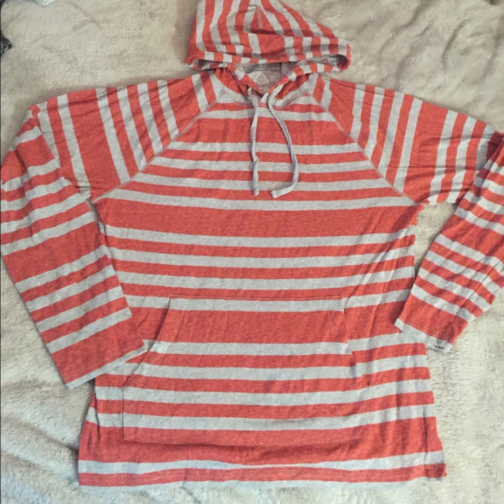 American Rag Lightweight Striped Hoodie