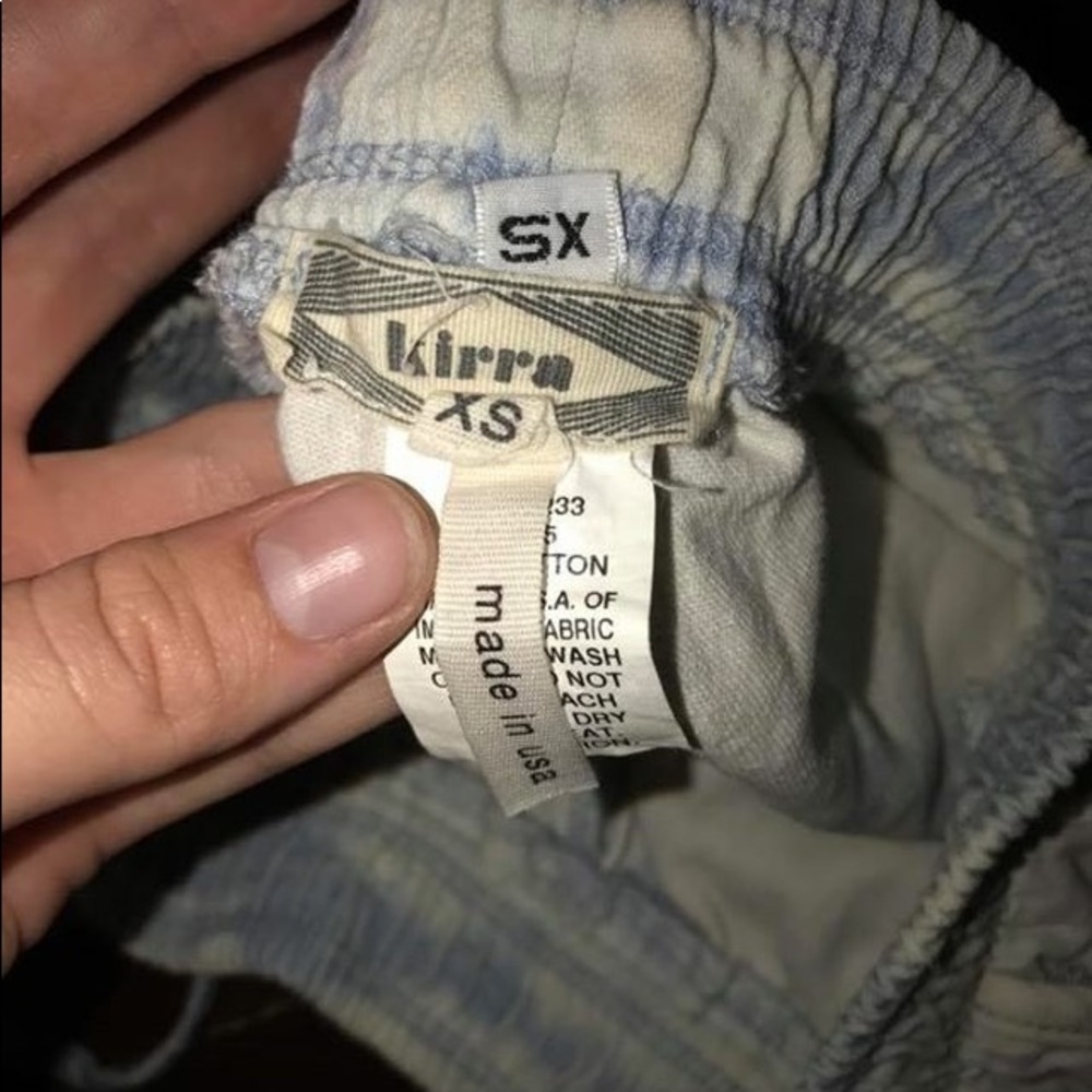 Fabric shorts