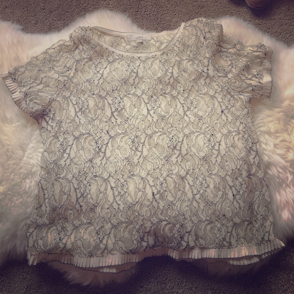 Ann Taylor Loft Lace Top