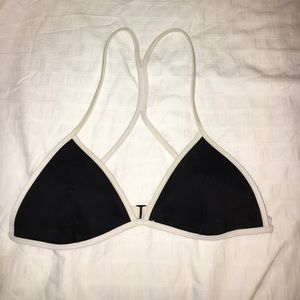 Small black and white VS swim suit