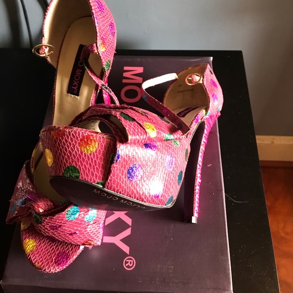 Multi color platform shoe - Picture 2 of 3