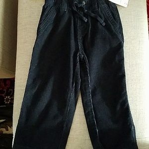 NWT Gymboree Black Cordaroy Pants Size 2T
