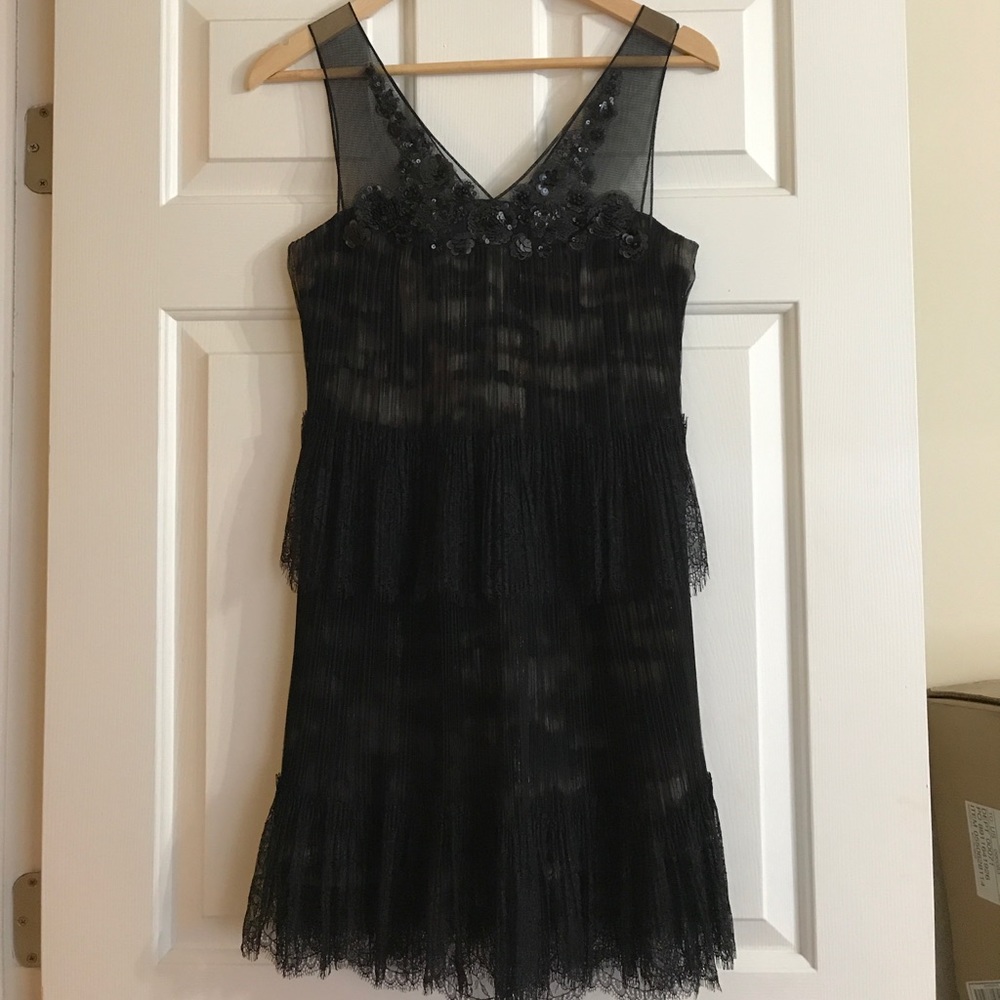 NWT BCBG black cocktail dress