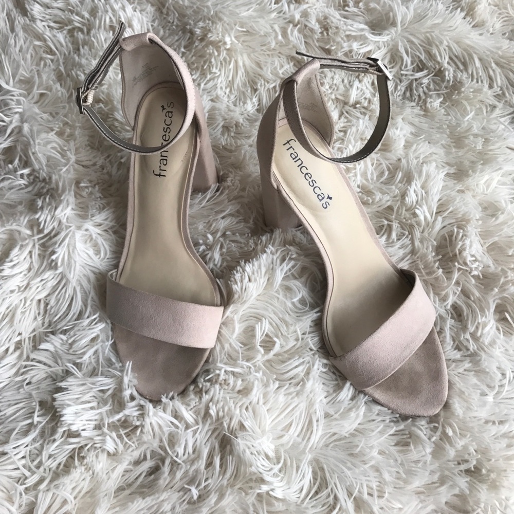 Francesca's Dusty Pink Heels