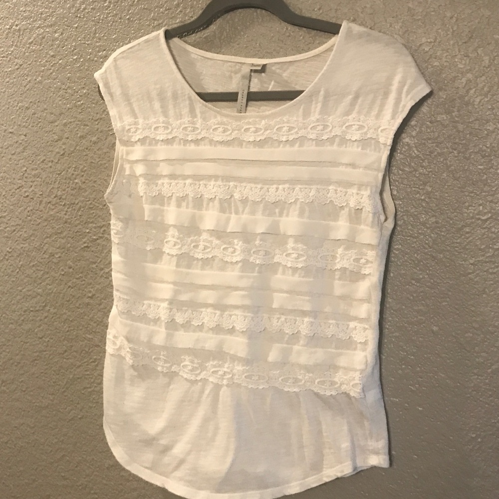 Extra Small LC Lauren Conrad white sleeveless tank