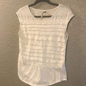 Extra Small LC Lauren Conrad white sleeveless tank