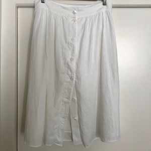 🕊ZARA WOMAN - linen midi skirt