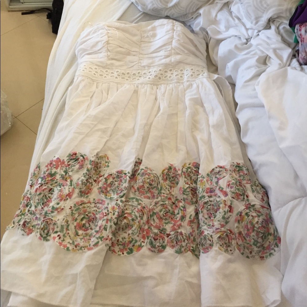 Strapless with clear straps dress