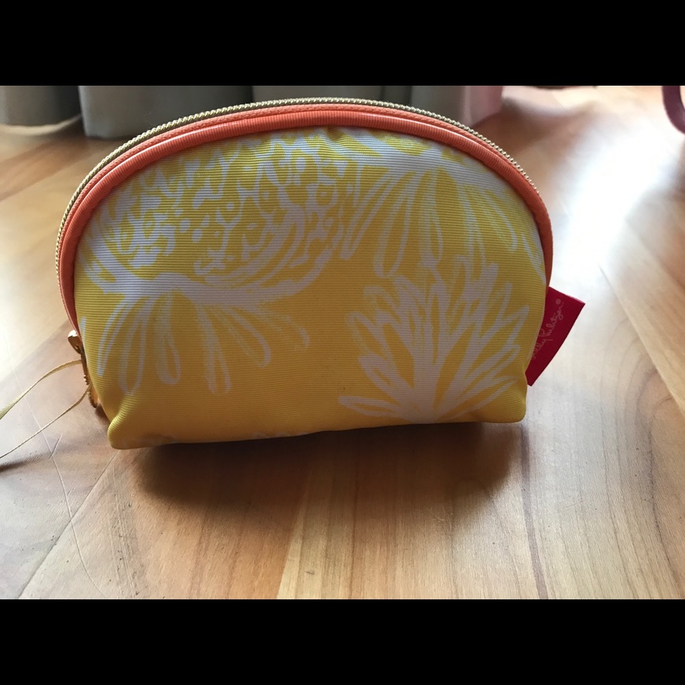 Yellow Lilly Pulitzer For Target Cosmetic Bag NWT