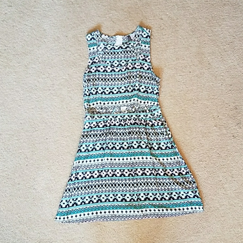 Pretty light bluish green dress