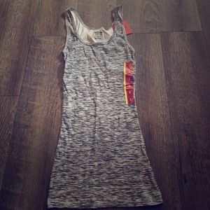 Small gray and white tank top
