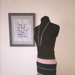 Rachel Roy stripe skirt