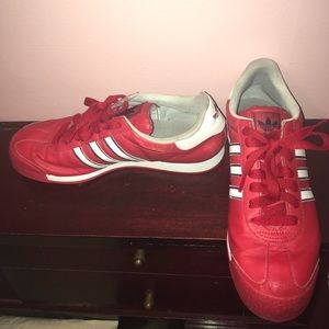 Red Adidas Samoa "july 4 edition"
