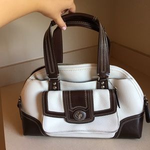 Coach pebble leather purse