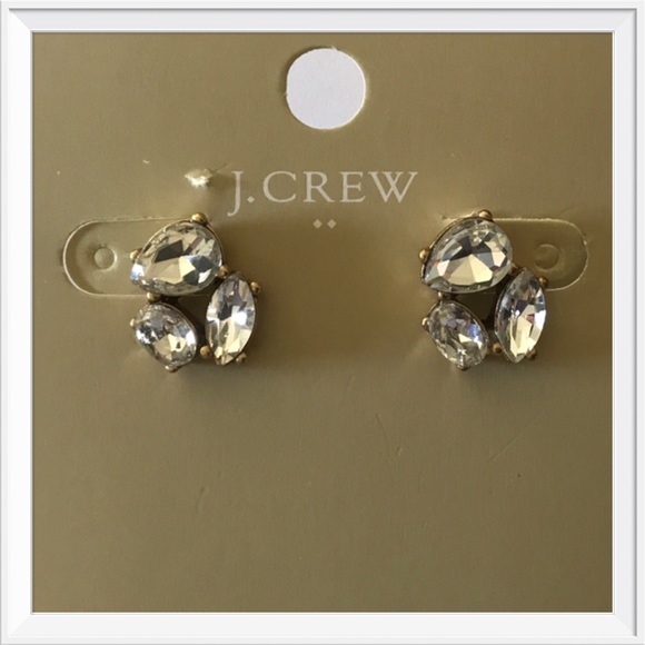 J. Crew Jewelry - NWOT J. Crew Crystal Post Earrings