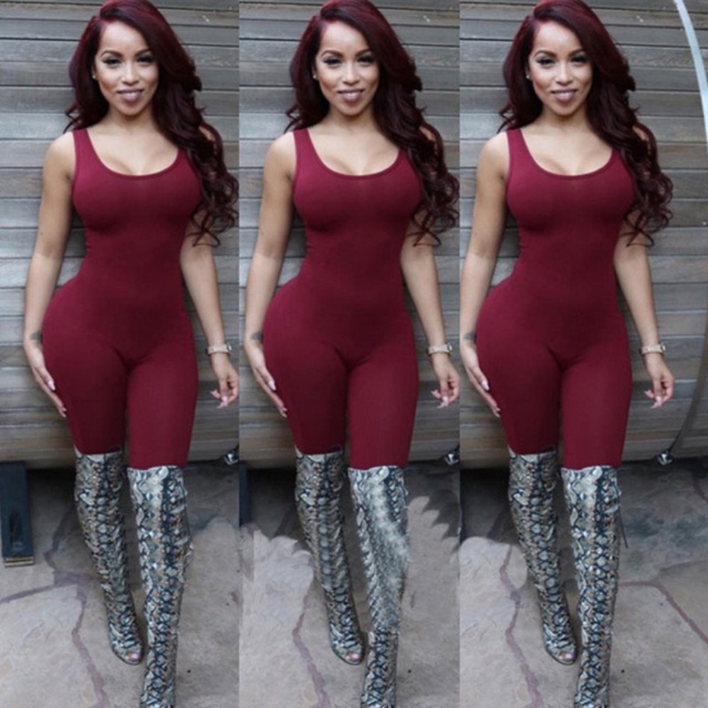 Wine Red Bodysuit