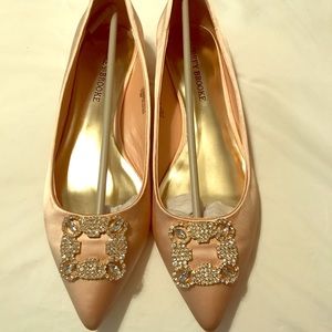 Audrey Brooke Wedding Flats - Blush