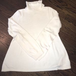 Off White Turtleneck Sweater