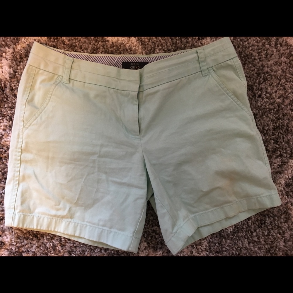 J. Crew- Chino Short Soft Mint Size 10