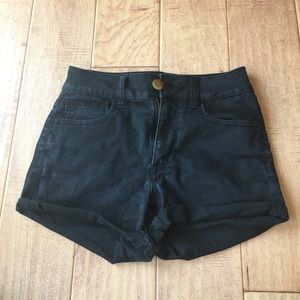 Short super stretch American Eagle black shorts.