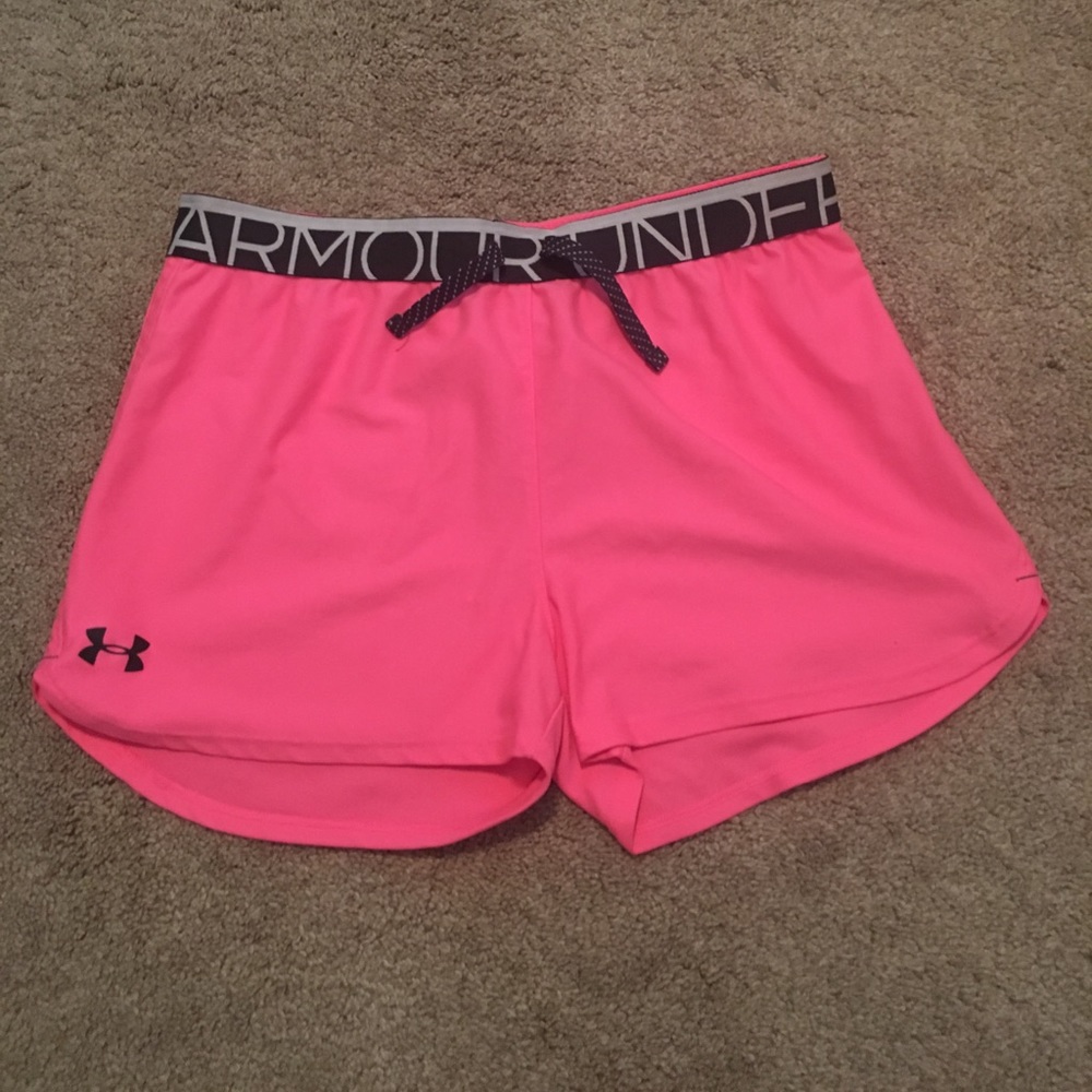 Girls Under Armor running shorts