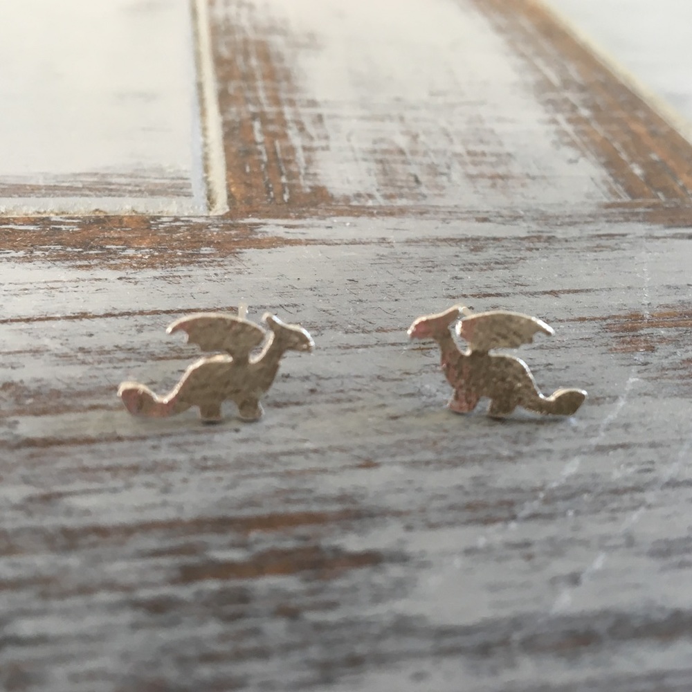 🆕Silver Plated Dragon Earrings