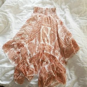 Anthropologie flowy peasant dress (or skirt)