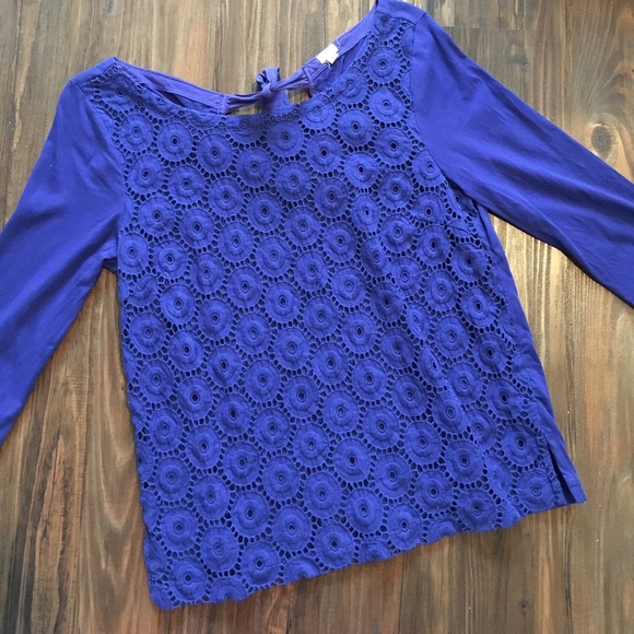 J. Crew Tops - J. Crew Cobalt Blue Top