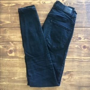 Urban Outfitter Black High waisted skinny jeans