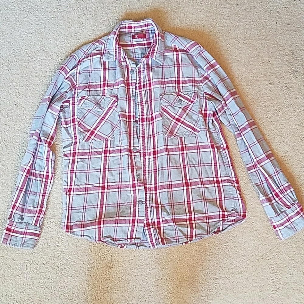 Red and gray flannel