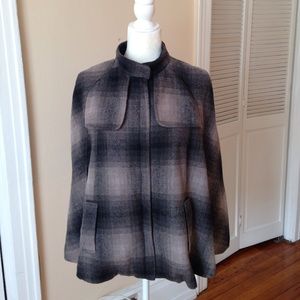 Flannel Fall Cape