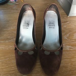 Cynthia Rowley suede heels