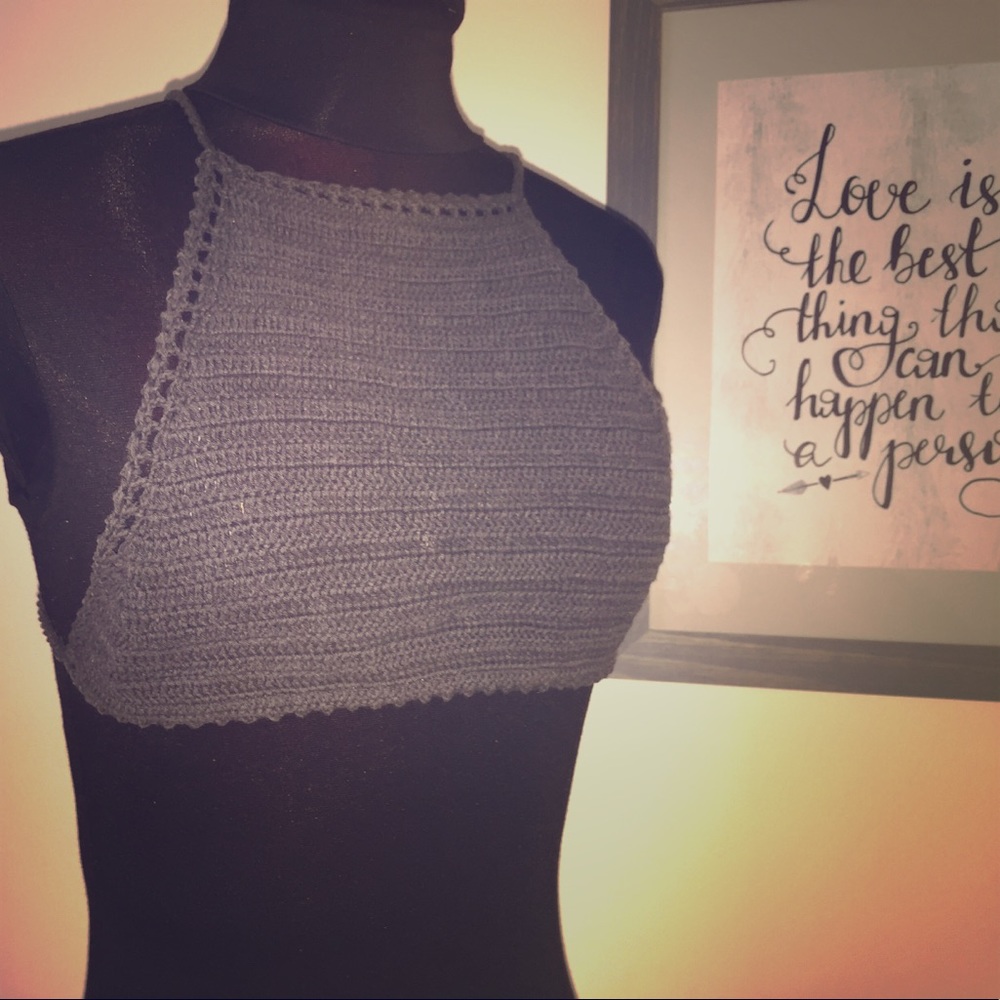 Crochet swim top super cute