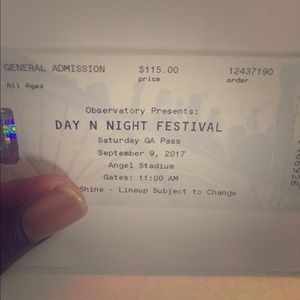 Day n Night Festival Ticket