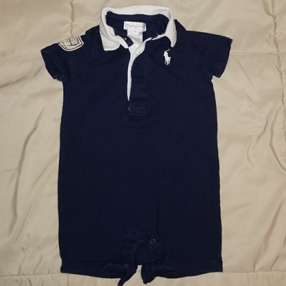Ralph Lauren blue one piece outfit