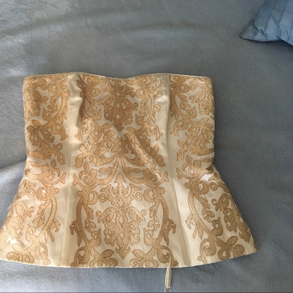 White House Black Market Corset Top