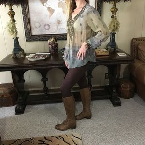 💕SALE💕Stunning and Elegant Embellished Sheer Top