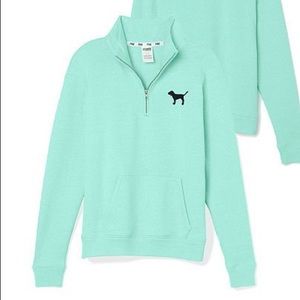 VS PINK MINT HALF ZIP✨