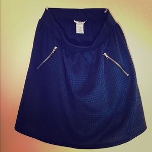 Dark blue mini skirt🌺