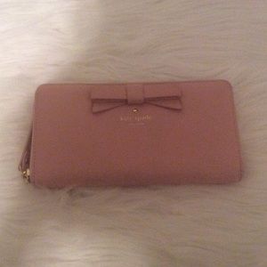Kate Spade North Court Bow Lacey Wallet - Blush