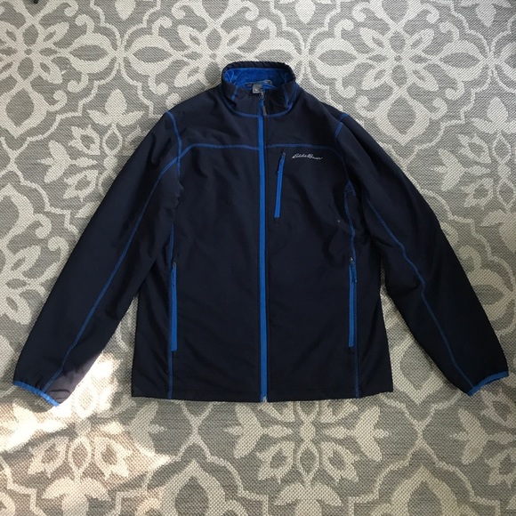 Eddie Bauer Men’s Super Soft Blue Jacket L - Picture 1 of 2